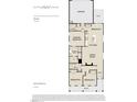 Layout of the Emma First Floor Plan featuring a primary bedroom, 2 additional bedrooms, and a Gathering room at 2874 Quarry Rd # 165, Rolesville, NC 27571