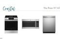 New kitchen appliances feature a range, microwave, and dishwasher at 2874 Quarry Rd # 165, Rolesville, NC 27571