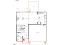First floor plan featuring a kitchen, great room, porch, entry, powder room, storage, and garage at 368 Spelt Ct, Rolesville, NC 27571