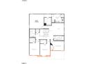Second floor layout with bedrooms, bathrooms, loft, and laundry room spaces at 936 Emmer St, Rolesville, NC 27571