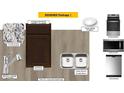 Kitchen and bathroom cabinet selection, granite splash, stainless steel appliances, and double basin sink at 2015 Oakdale Dr, Durham, NC 27703