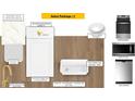 A package selection featuring kitchen & bath cabinets, appliances, lighting, countertops, and hardware at 2027 Oakdale Dr, Durham, NC 27703