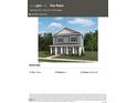 Digital rendering of a Genna model home with a front porch and landscaped yard at 2868 Quarry Rd # 167, Rolesville, NC 27571