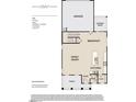 Open floor plan with kitchen, Gathering room, breakfast area, and garage at 2872 Quarry Rd # 166, Rolesville, NC 27571