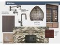 A kitchen features a Brizo faucet, Hudson Valley pendant lights, and Artefino Vintage Jasper backsplash at 481 Brook Green Ln # 23, Pittsboro, NC 27312