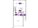 Open-concept first-floor layout featuring a kitchen, living room, dining area, and garage at 520 Sunset Lake Dr, Durham, NC 27704