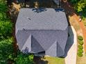 Birds-eye view of a well maintained roof on a well-maintained property at 67 Crimson Way, Pittsboro, NC 27312