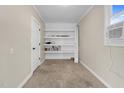 Well-organized pantry with ample shelving and storage space, perfect for keeping your essentials in order at 311 Nc 56, Louisburg, NC 27549