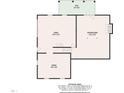Basement floor plan featuring a patio, recreation room, garage, and storage area at 4900 North Hills Dr, Raleigh, NC 27612