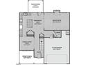Main floor plan features a great room, kitchen with breakfast area, dining room, and two car garage at 246 Pretty Run Branch Ln, Wendell, NC 27591