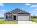 Beautifully landscaped single-Gathering home boasts a two-car garage and a welcoming front entrance at 514 Lochalsh Dr, Gibsonville, NC 27249