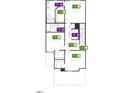 Layout of the second floor featuring primary bedroom with ensuite bathroom and walk-in closet plus two other bedrooms at 108 Malbec Dr, Chapel Hill, NC 27516