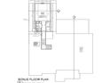 Bonus floor plan featuring a bonus room and bathroom at 5021 Mitchell Town Rd, Youngsville, NC 27596