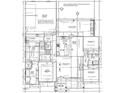 Detailed floor plan showing layout with kitchen, bedrooms, bathrooms, and living spaces at 5021 Mitchell Town Rd, Youngsville, NC 27596