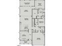 Detailed floorplan showcasing the home's layout, including the kitchen, bedrooms, and living areas at 440 Golden Dragonfly St, Wake Forest, NC 27587