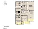 Second floor floorplan featuring 4 bedrooms, including primary with ensuite bath at 109 Moonflower Ln # Homesite 260, Wilson's Mills, NC 27520