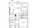 Layout features a spacious kitchen, Gathering room, and owner's suite at 214 Alden Way, Angier, NC 27501