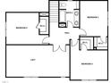 Second-floor blueprint showcasing bedrooms, bathrooms, loft, and walk-in closets, ideal for Gathering living at 314 Shiloh Way, Mebane, NC 27302