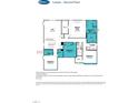 Here is the floorplan of the second floor, which includes the loft, owner's suite, bathrooms, and bedrooms at 3725 Lebrun Path # 151 Lassen Fh, Fuquay Varina, NC 27526