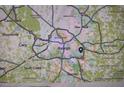 Regional map showing the location of the property relative to nearby towns and highways at 630 Sunnybrook Rd, Raleigh, NC 27610