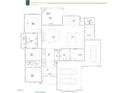 Layout of the first floor featuring a Primary suite, kitchen, great room, and a 3-car garage at 7652 Falls Creek Ln, Raleigh, NC 27614