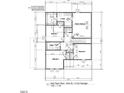 Second floor plan featuring an owner's bedroom, bathroom, laundry, and three additional bedrooms at 2535 Whitetail Rd, Nashville, NC 27856