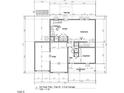First floor plan featuring a living room, Gathering room, kitchen, dinette, entry, garage, and covered porch at 2535 Whitetail Rd, Nashville, NC 27856