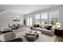 Inviting living room with ample natural light, comfortable seating, and open floor plan at 1018 Westerland Way # 204, Durham, NC 27703