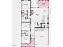 Detailed floor plan showcasing the layout of the home including Owner's Suite, Flex, and Gathering Room at 2000 Clydner Dr, Apex, NC 27523