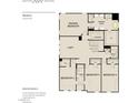 Second floor plan featuring a primary bedroom, three bedrooms, a loft, two bathrooms, and a laundry room at 549 Contempo Ct # 6, Rolesville, NC 27571