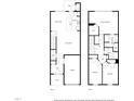 Detailed floor plan showcasing the layout of the home's two floors with all rooms and features labeled at 9805 Precious Stone Dr, Wake Forest, NC 27587