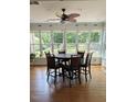Sunlit dining area with views of the landscaped backyard at 2833 Praire View Pt, Wendell, NC 27591