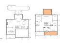 A detailed floor plan showcasing the layout of the home, including bedrooms, bathrooms, kitchen, living spaces, and outdoor areas at 1141 Brookhill Way, Cary, NC 27519