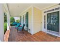 Cozy porch featuring comfortable seating, a welcoming entrance, and a relaxing outdoor space at 1104 Dominion Hill Dr, Cary, NC 27519
