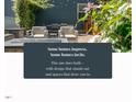 Inviting backyard patio featuring stone pavers, comfortable seating, and a dining set for outdoor entertainment at 3678 Horton Hill Dr, New Hill, NC 27562