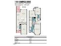 Detailed floor plan showcasing the layout of this spacious 1714 square foot home at 1101 Compass Dr, Durham, NC 27713