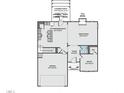 Thoughtfully designed first-floor plan featuring a kitchen, great room, foyer, office, and garage at 15 Malbec Way, Youngsville, NC 27596