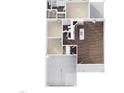 Detailed floorplan featuring multiple bedrooms, bathrooms, and an open-concept kitchen and living area at 175 Tupelo Dr, Spring Hope, NC 27882