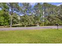 Scenic view of the community pond surrounded by mature trees at 207 Mcleod Dr, Sanford, NC 27330