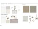 Selection of interior finishes including flooring, paint, hardware, and bathroom/kitchen fixtures for your new construction home at 425 Providence Springs Ln, Fuquay Varina, NC 27526