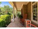 Cozy front porch with rocking chairs, great for relaxing at 74002 Harvey, Chapel Hill, NC 27517