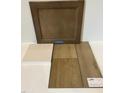 Wood and tile flooring samples, backsplash, and burlap cabinet door at 364 Chesapeak Commons St # 133, Garner, NC 27529