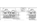 Detailed Front Elevation B diagram showcasing design elements and optional 2' garage extension for a comprehensive view at 452 Golden Dragonfly St, Wake Forest, NC 27587