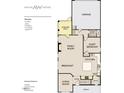 Detailed first-floor plan showcasing the layout of the Murphy model, including 4 beds and 3 full baths at 261 Marvel Dr # 136, Rolesville, NC 27571