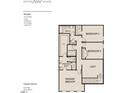 Second floor plan of the Murphy model with 4 beds, 3 baths and a centrally located laundry room at 261 Marvel Dr # 136, Rolesville, NC 27571