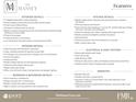 Features list for the townhomes highlighting exterior, interior, and bathroom details at 200 Byrum St # 1, Cary, NC 27511