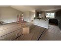 Spacious living room and open kitchen design perfect for modern living at 112 Royal Ave, Selma, NC 27576