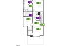 Second floor plan showcasing primary bedroom with ensuite bathroom and additional bedrooms at 120 Malbec Dr, Chapel Hill, NC 27516