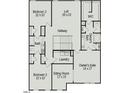 Second floor plan featuring bedrooms, bathrooms, a loft, laundry room, and owner's suite at 241 E Victory View Ter, Smithfield, NC 27577