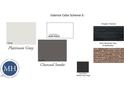 Exterior color scheme includes platinum gray siding, charcoal shingles, and Bessemer gray brick at 343 Chesapeake Cmns St # 109, Garner, NC 27529
